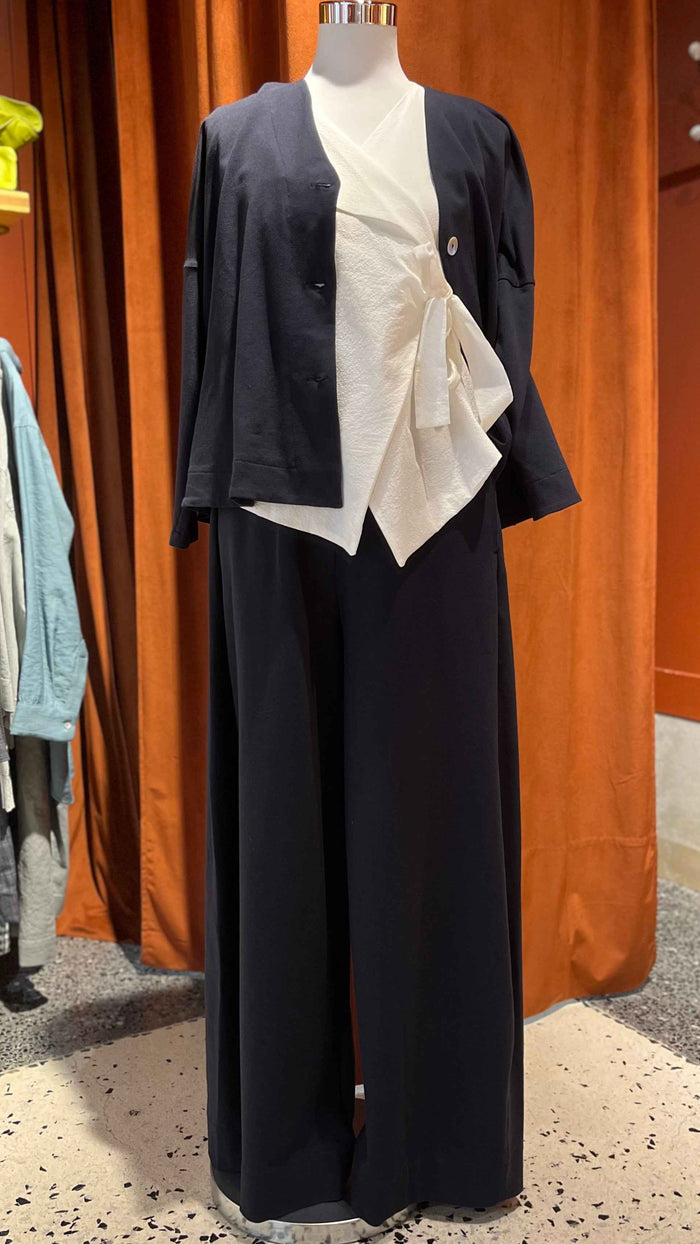 Pantalone felpa blu