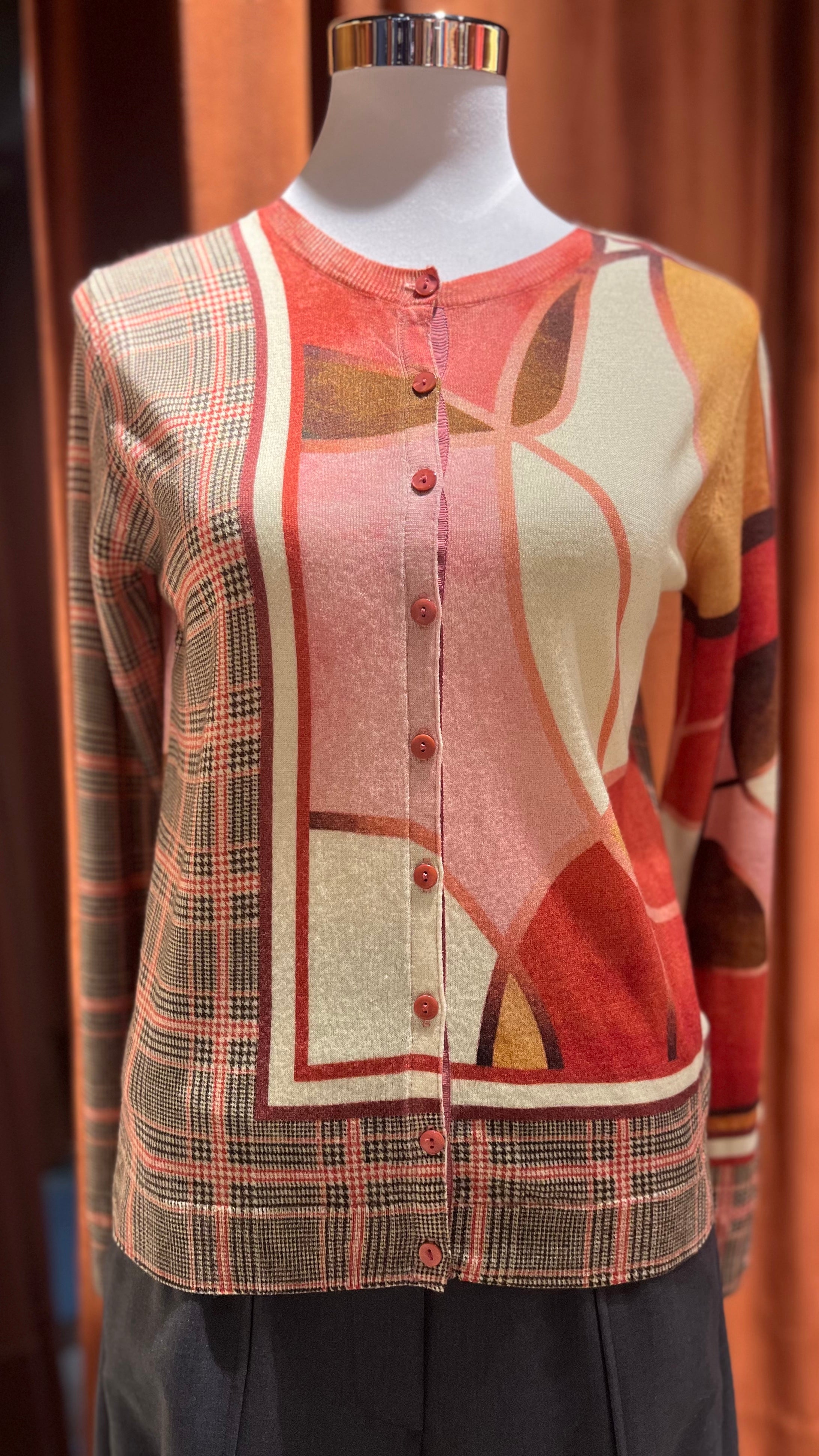 Cardigan in lana merinos